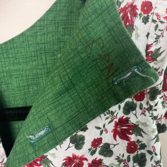 Christmas Poinsettia Dress Short Sleeve Girls Toddler - Picture 7 of 7